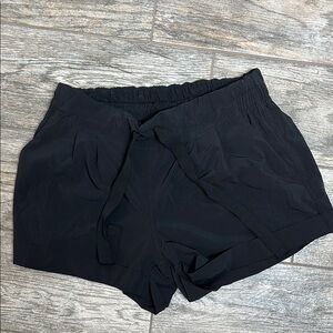 Lululemon Athletica Black Athletic Shorts Lightweight Elastic Waist
